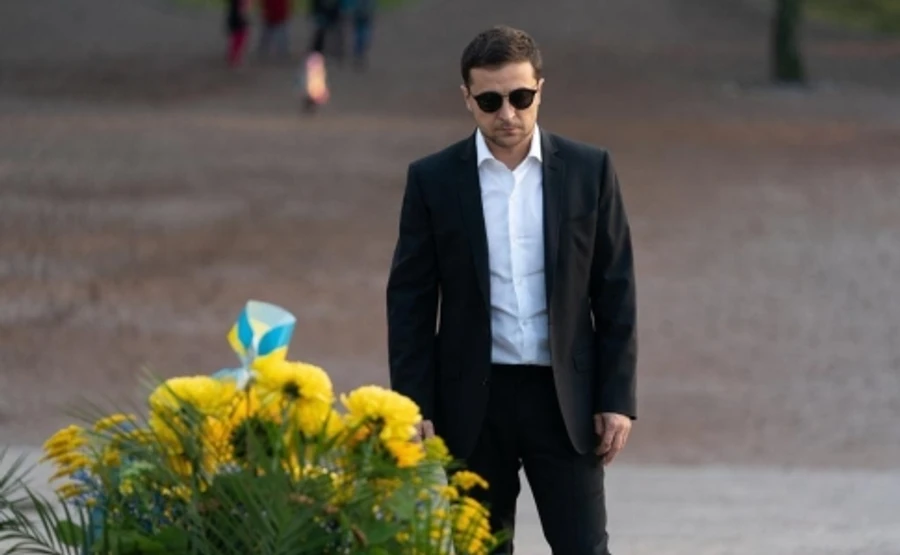 Зеленський був у Бабиному Яру інкогніто, рабини розійшлися в поглядах