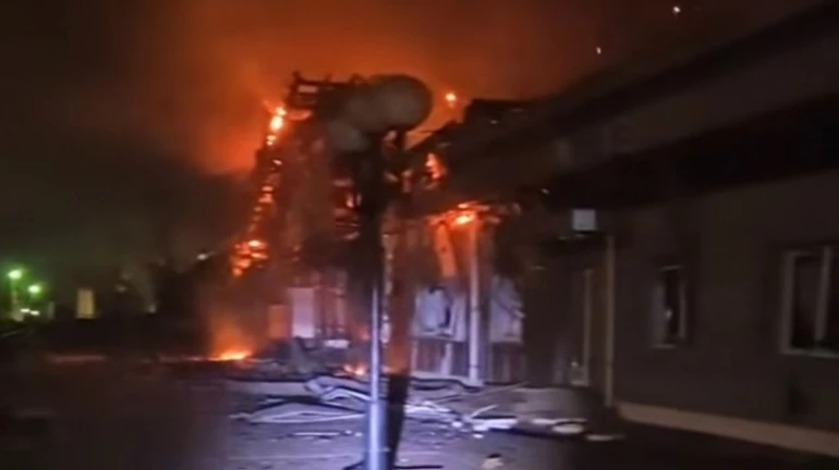 Russians attack railway station in Dnipropetrovsk Oblast, several trains cancelled – video