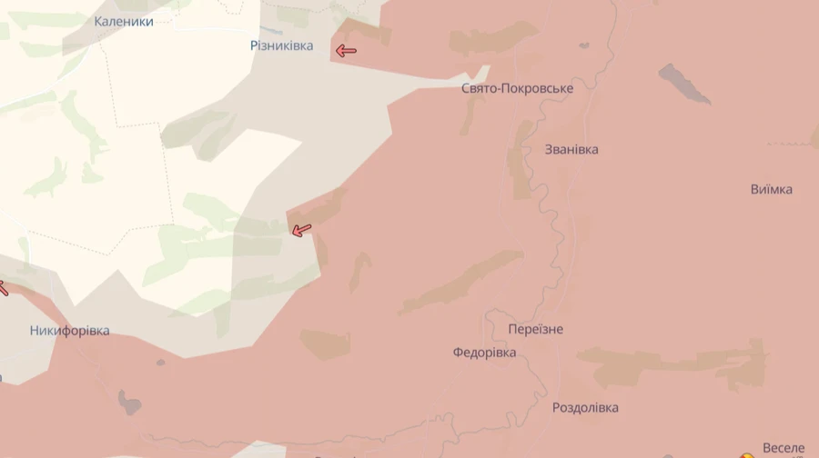 DeepState: Захисники провели зачистку на Дніпропетровщині, але окупанти просунулися на Донеччині