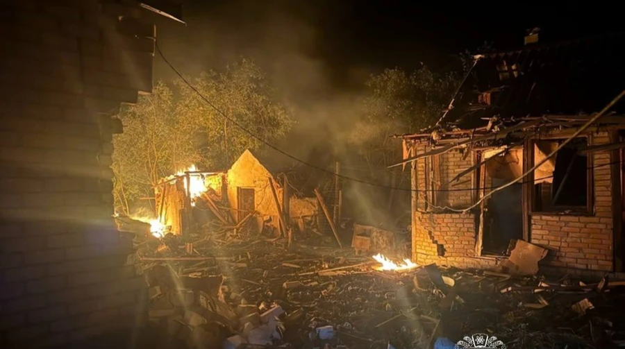 В Валках Харьковской области в результате атаки дронов погиб человек, ещё трое пострадали