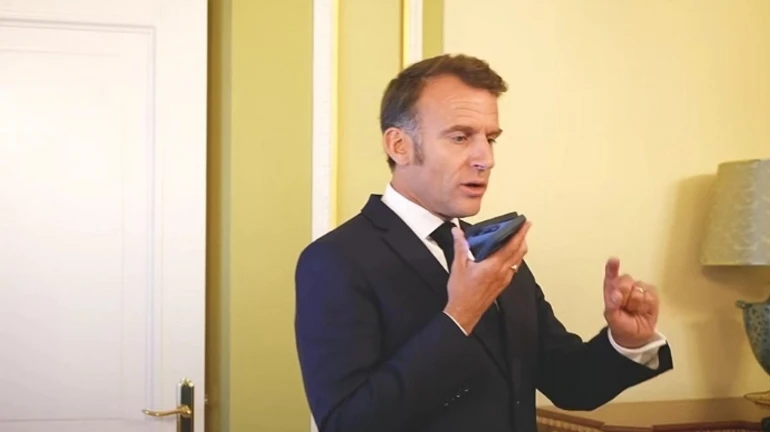 Hello, Donald: Macron video shows him calling Trump from Kyiv on 10 May
