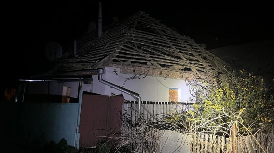 Russians attack Dnipropetrovsk Oblast, causing fire and damaging houses – photo