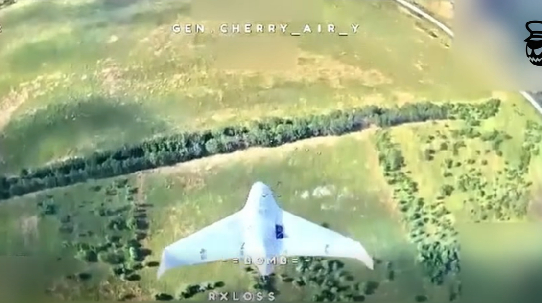 Ukraine shoots down new Russian Chernika drone on Zaporizhzhia front for first time – video