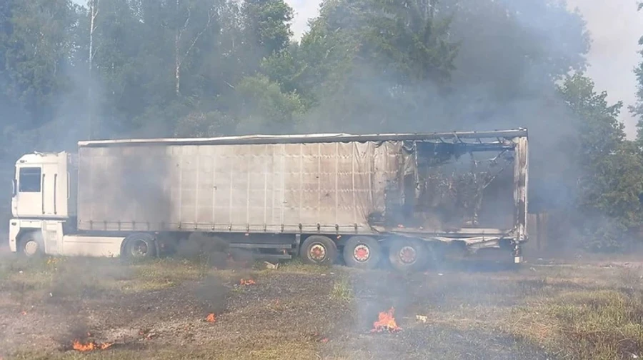 Russian strikes hit wood-processing company and petrol station in Chernihiv Oblast