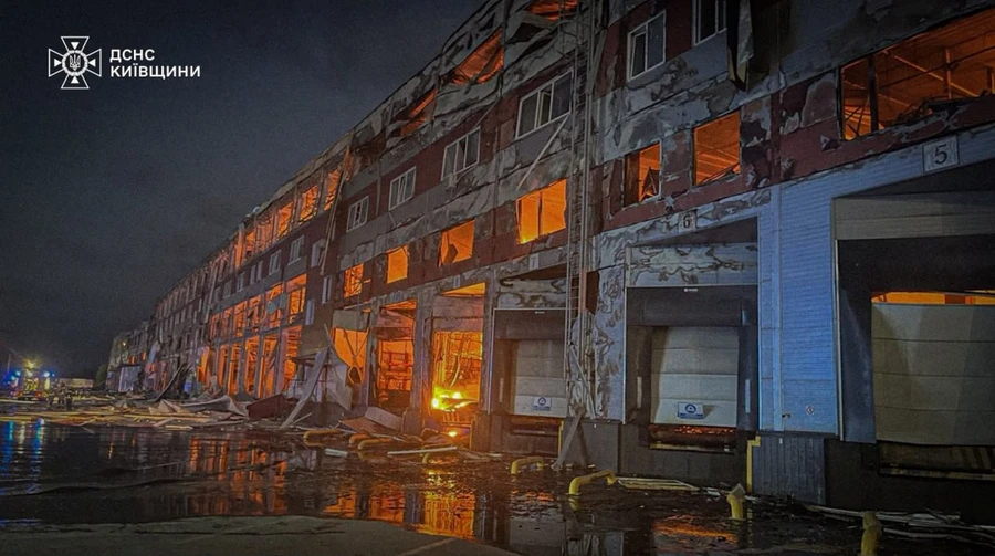 Russian attack destroys one of Ukraine's largest logistics hubs – photos
