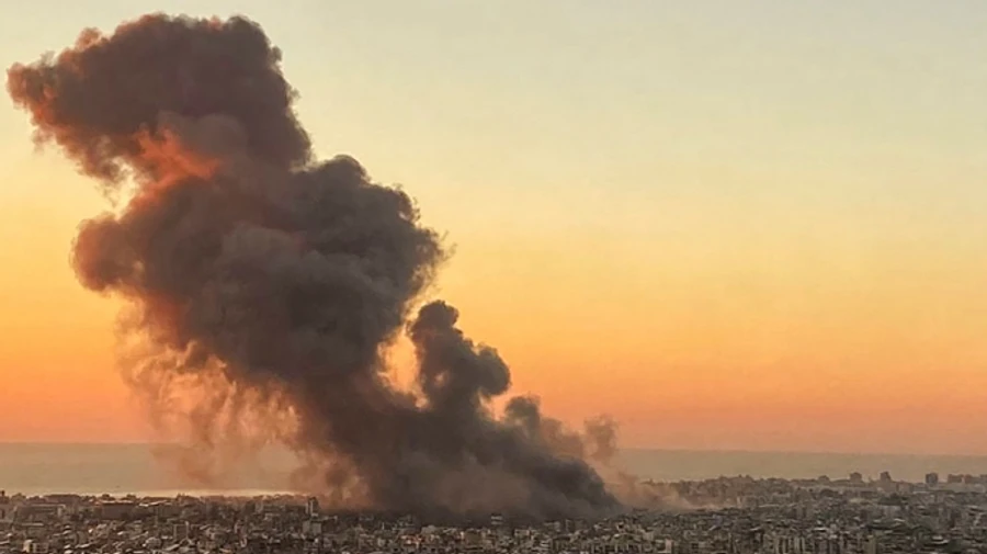 Армия обороны Израиля нанесла массированный удар по штабу и складах Хезболлы в Бейруте