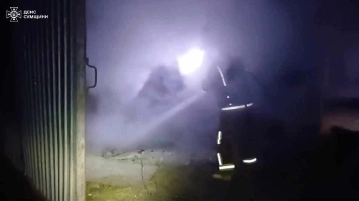 Russians hit agricultural company in Sumy Oblast