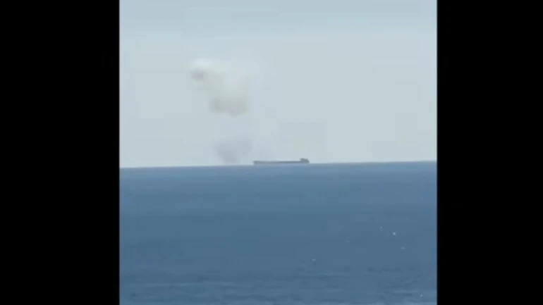 Two killed in incident involving vessel carrying Ukrainian grain near Romania – video