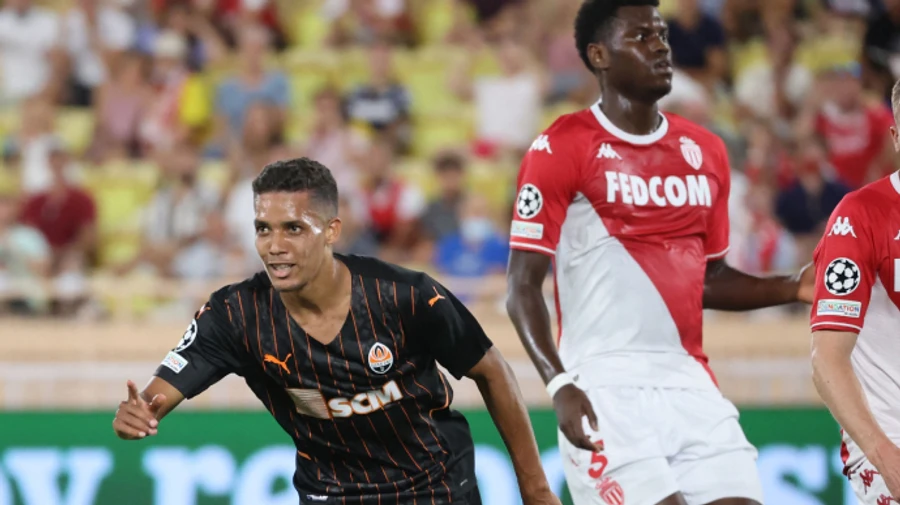 Шахтер выиграл первый матч плей-офф Лиги Чемпионов у Монако