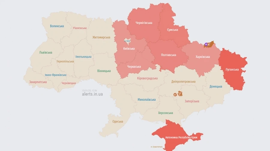 Ukrainian air defences responding in Kyiv Oblast while bombers take off in Russia