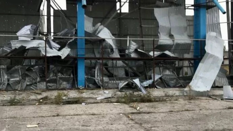 Attack on Mykolaiv Oblast: occupiers hit city’s industrial zone and village of Khrystoforivka