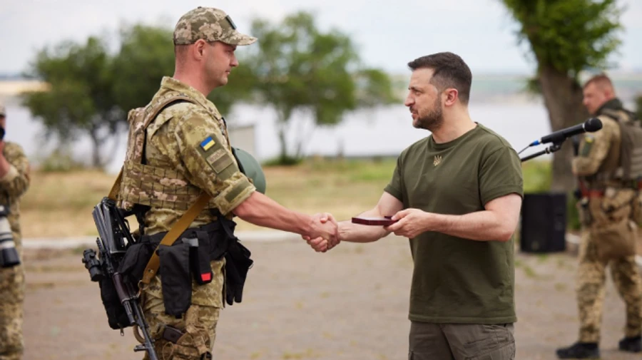 Після Миколаївщини Зеленський завітав до нацгвардійців на Одещині