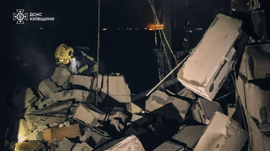 Russian drone attack overnight: port infrastructure damaged in Odesa, fire breaks out in Kyiv Oblast