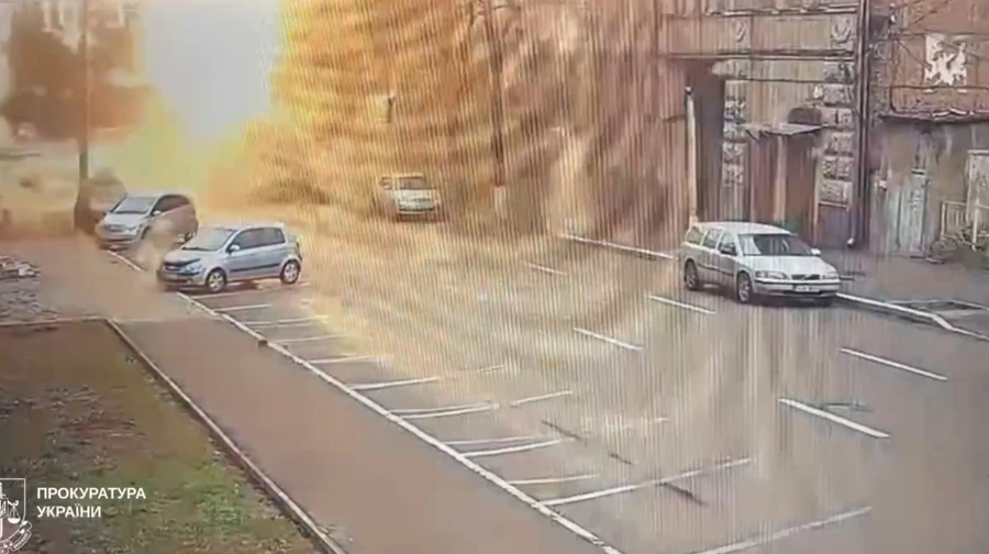 Прокуратура показала момент удару по дитсадку у Харкові