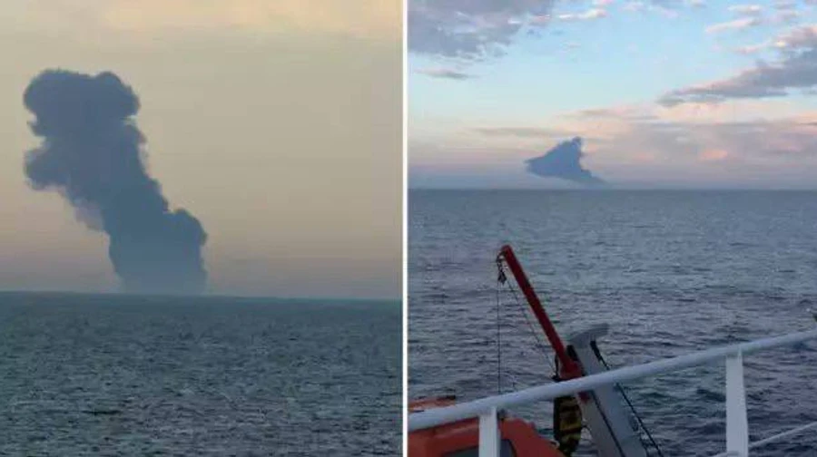 Russian shadow fleet tanker likely hit by naval mine in Black Sea, Reuters says