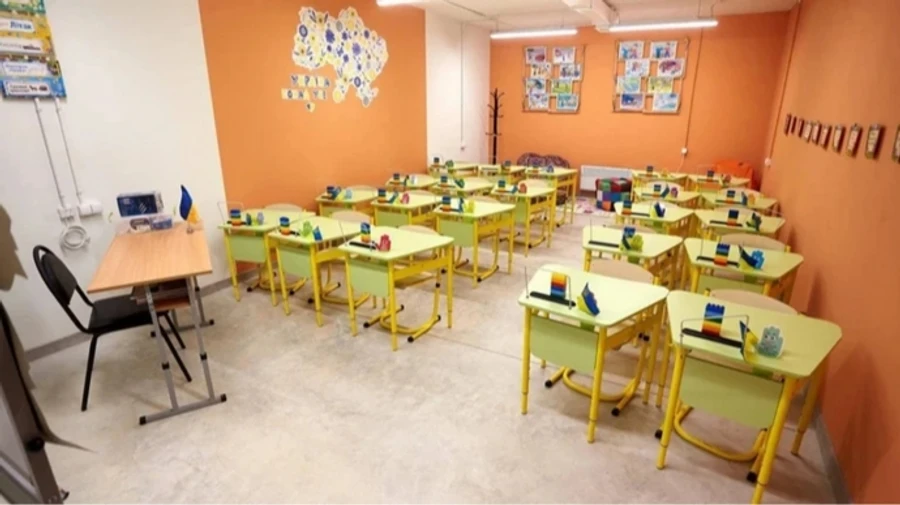 Six underground schools under construction in Zaporizhzhia Oblast