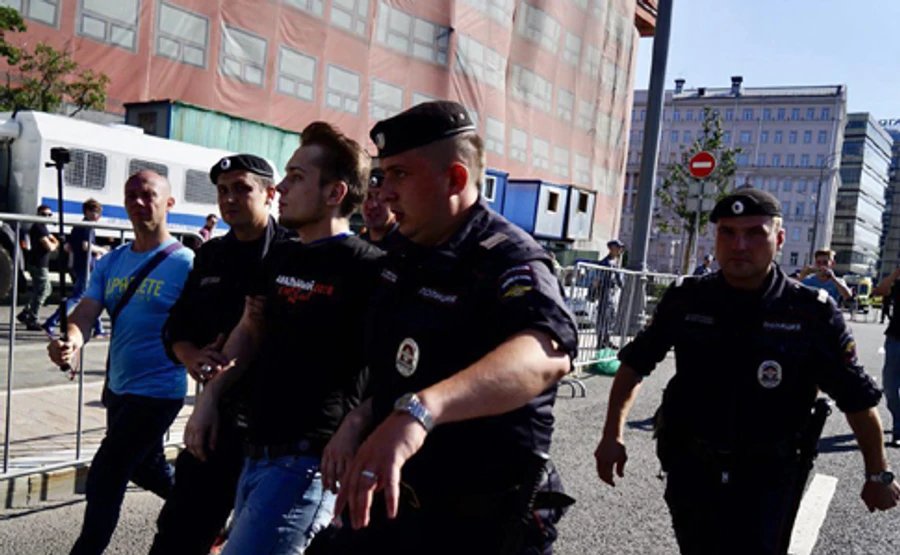 У Росії затримали організаторів мітингу проти пенсійної реформи