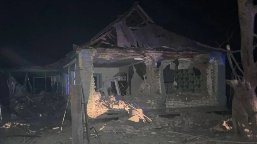 Через атаку Шахедів на Київщині травмована жінка, пошкоджені будинки