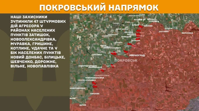 Генштаб: На фронті був 241 бій, ворог застосував понад 10 тисяч дронів-камікадзе