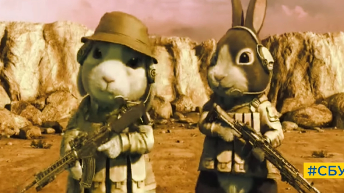 Secret weapon: Ukrainian snipers show how they teamed up with rabbits ...