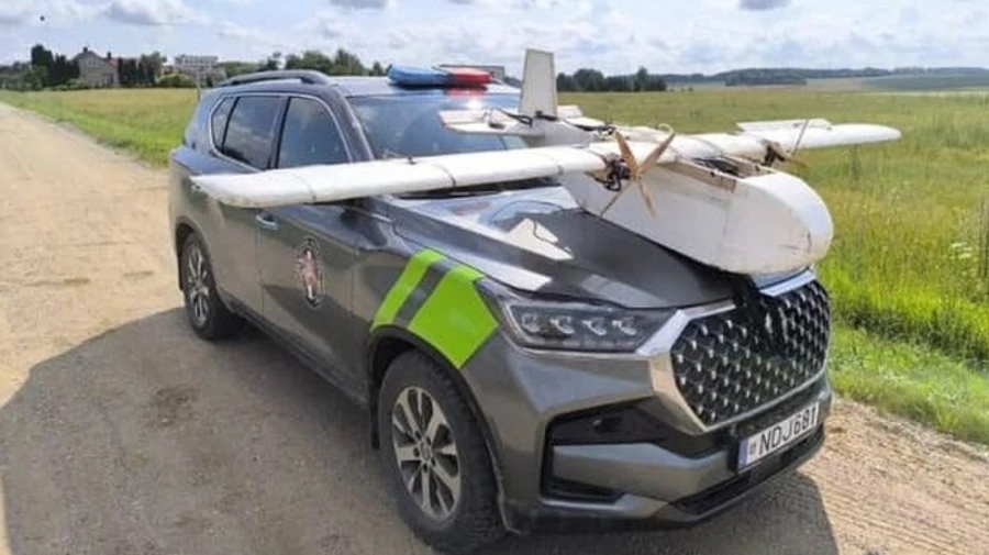 Литовські прикордонники збили БПЛА, який залетів з Білорусі