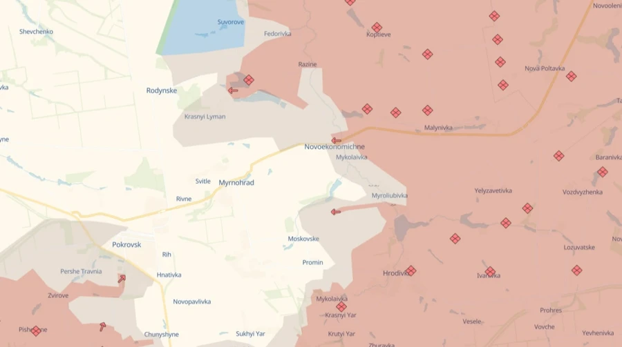 Russians enter outskirts of Myrnohrad in Donetsk Oblast