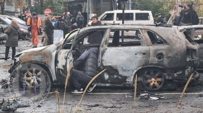 В Киеве в результате атаки российских дронов пострадали 6 человек