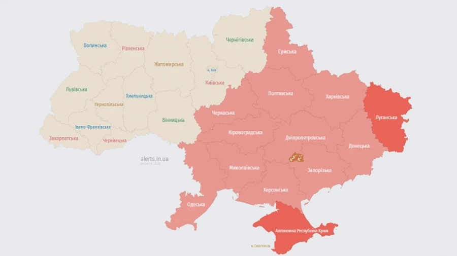 Україною ширилась тривога через загрозу балістики