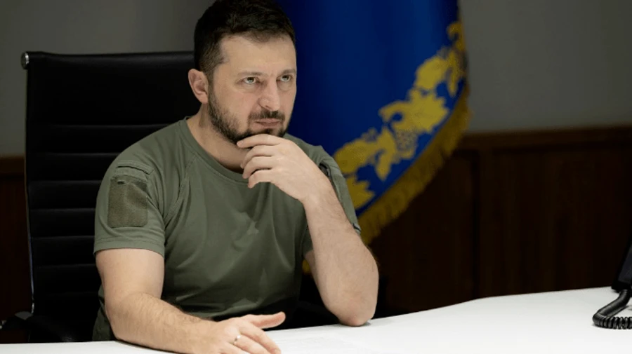 Зеленский: Из-за террора РФ экономика упала более чем на треть