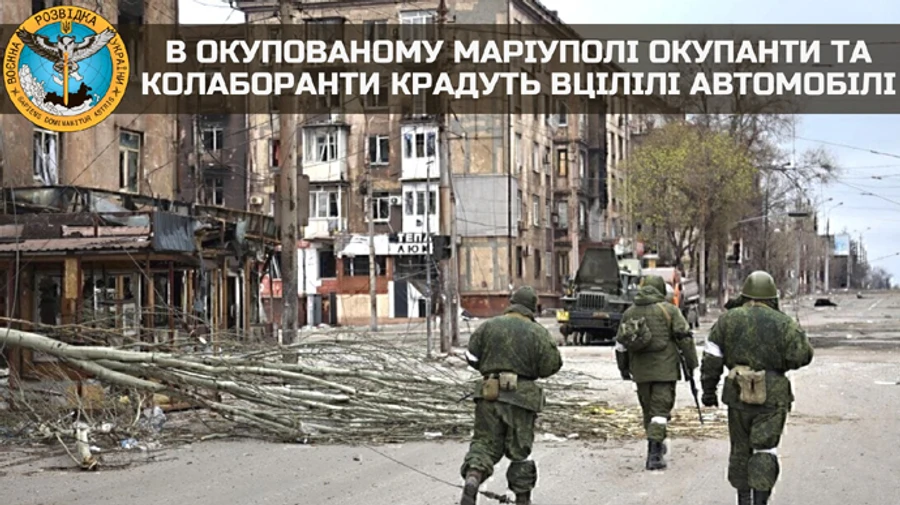 Russians and collaborators steal what cars are left in occupied Mariupol – Intelligence Directorate