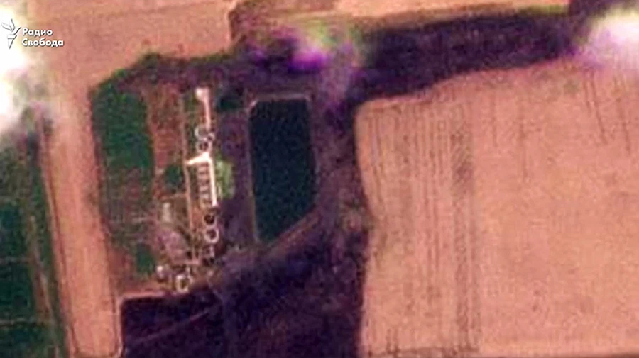 Media demonstrates impact of attack by Armed Forces of Ukraine near Skadovsk