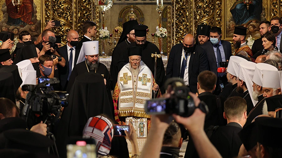 В Михайловском соборе прошла молитва с Варфоломеем