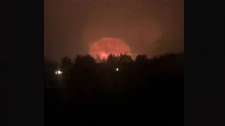 Military arsenal hit in Russia's Bryansk Oblast