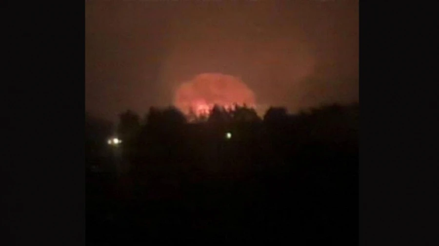 Military arsenal hit in Russia's Bryansk Oblast