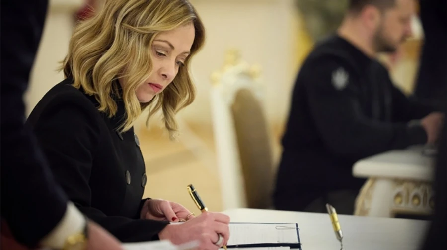 Office of Ukrainian President shares details of Italy-Ukraine security agreement