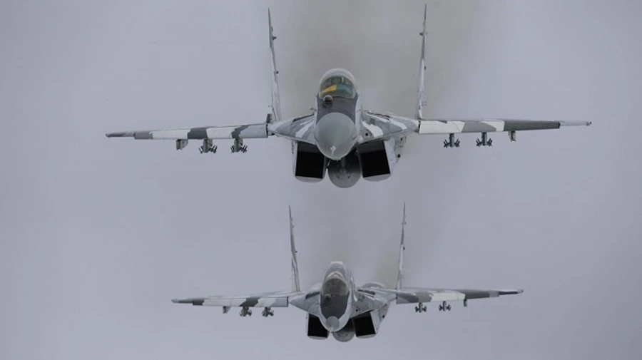 Ukrainian aircraft strikes Russian strong points and anti-aircraft defence systems