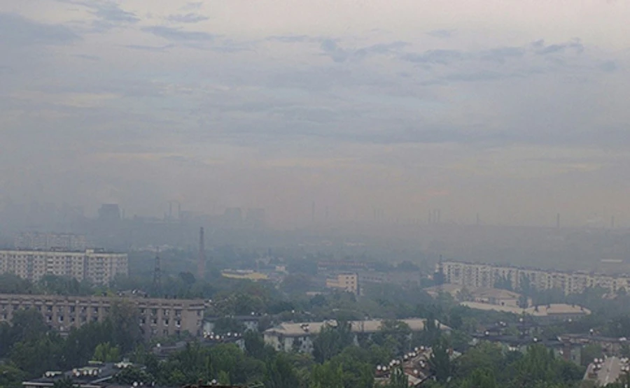 Небо над Запоріжжям та Дніпром також затягнуло