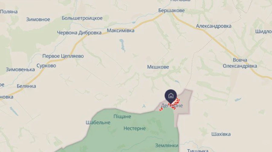 ГПСУ: На Харьковщине РФ давит возле Дегтярного и пытается расширить бои на два соседних села