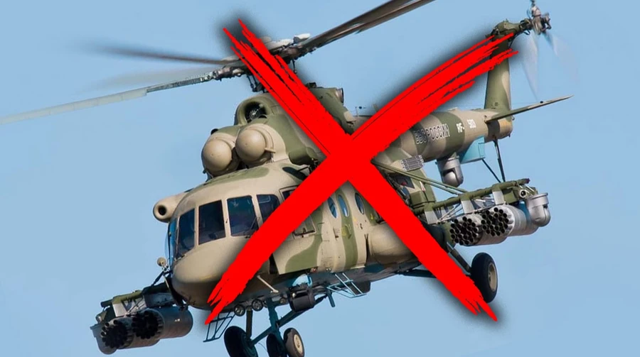 Російська ППО збила свій військовий гелікоптер Мі-8, екіпаж загинув – соцмережі