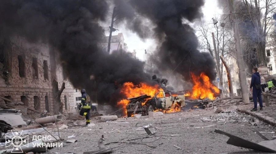 Russian Defence Ministry cynically claims 13 April strike on Sumy targeted military meeting