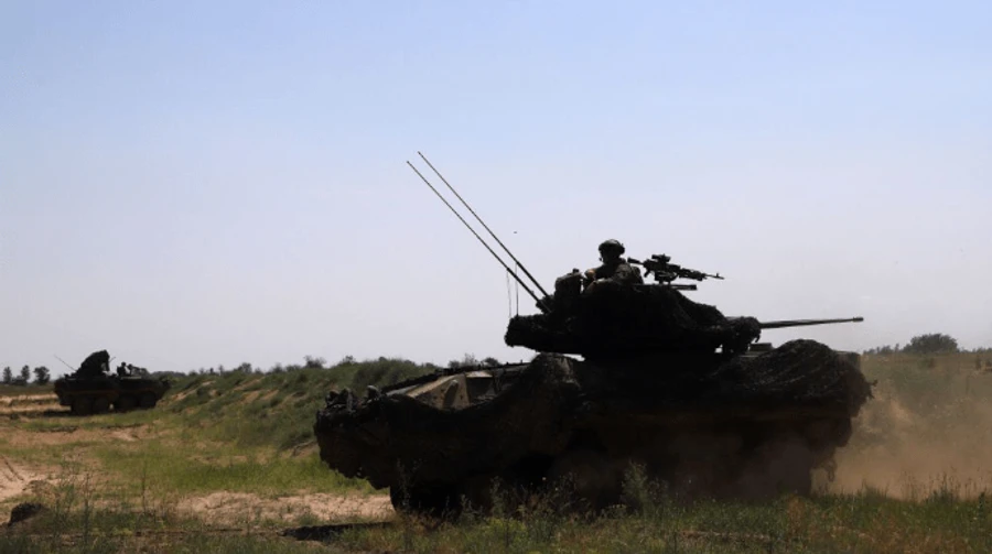 Ukrainian Armed Forces burn down half a dozen Russian ammunition points in Kherson Oblast