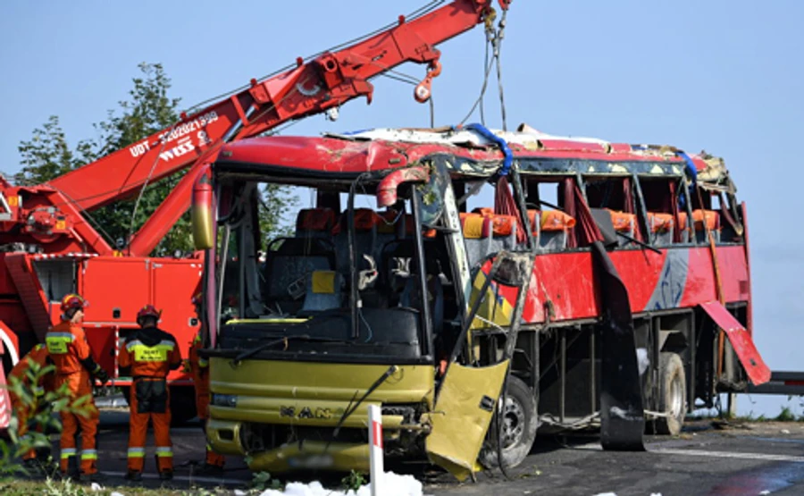 ДТП в Польше: В медучреждениях 41 украинец, один - в тяжелом состоянии