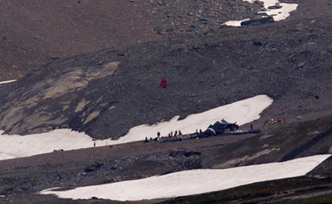 У швейцарських Альпах розбився літак: 20 загиблих
