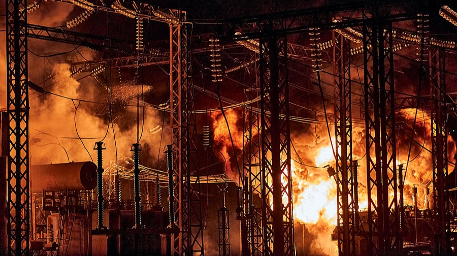 Russians once again attack energy facilities in several Ukrainian oblasts