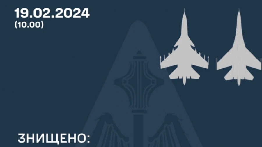 Повітряні сили знищили ще два російські літаки