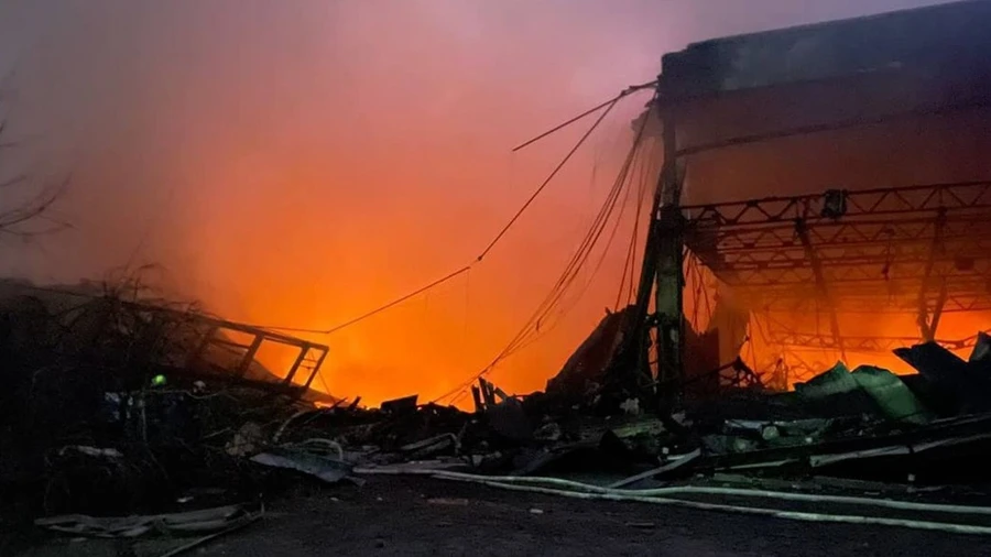 Ukrainian tactical clothing brand M-TAC's production facility in Kyiv damaged in 2 January Russian missile attack