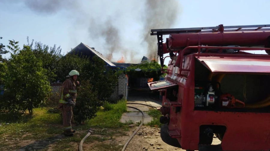 Russians strike Kherson Oblast with artillery: five adults and baby killed