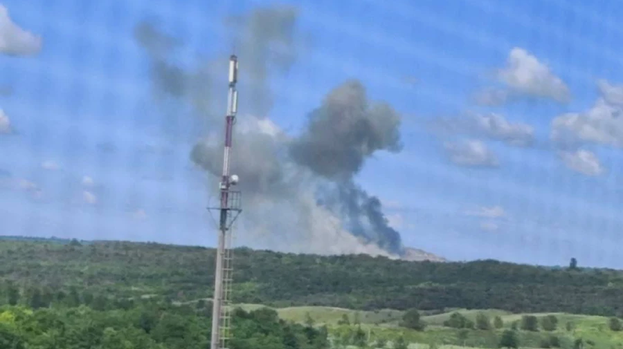 Explosions rock Russian-occupied Luhansk