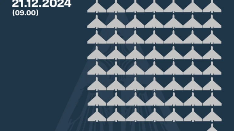 Russia launches 113 attack UAVs overnight: 57 downed, 56 disappear from radar