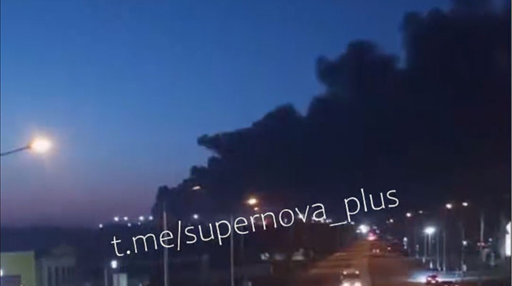 Ukraine's Security Service behind drone attack on oil depot in Russia's Krasnodar Krai – UP sources